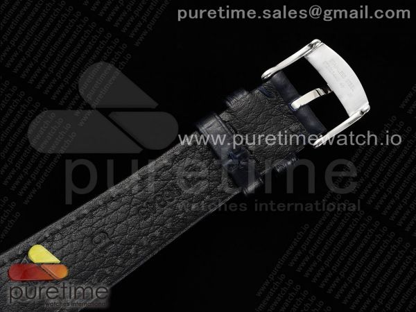 De Ville Power Reserve SS MKF 1:1 Best Edition Gray Textured Dial on Black Leather Strap A8810