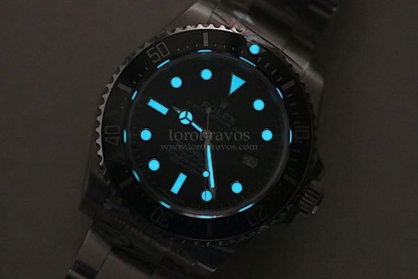 Rolex 116600 Sea Dweller Ceramic Black Dial Bracelet Noob SA3135