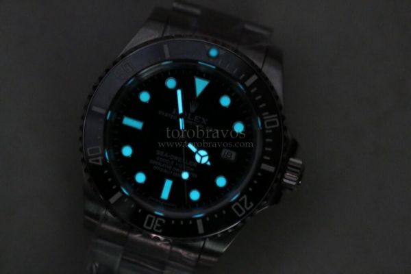 Rolex 116600 Sea Dweller Bracelet Black Noob A2813