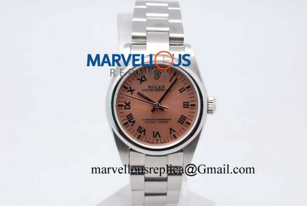 Rolex Oyster Perpetual Midsize A21J Salmon Dial