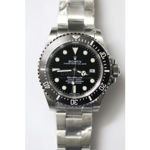 Rolex 116600 Sea Dweller Bracelet Black Noob A2813