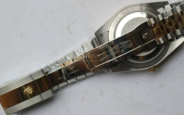 DateJust II 41mm 126331 Fluted Bezel Stick Marks MOP Dial TT Jubilee Bracelet
