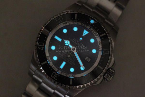 Rolex Deep Sea Blue/Black Bracelet 