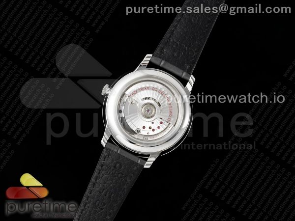 De Ville Date SS MKF 1:1 Best Edition Gray Dial on Gray Leather Strap A8800