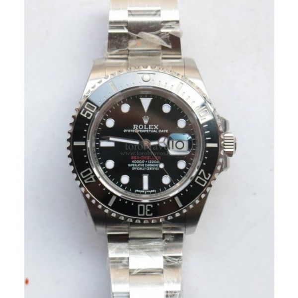 Sea Dweller 126600 43mm SS1:1 Best Edition Black dial  Bracelet BP