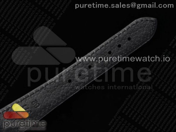 De Ville Power Reserve SS MKF 1:1 Best Edition Gray Textured Dial on Black Leather Strap A8810