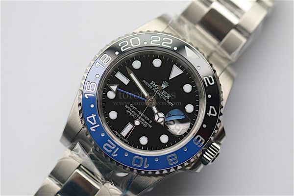 GMT-Master II 116710 BLNR Black/Blue Ceramic Bracelet A2836 Noob V5
