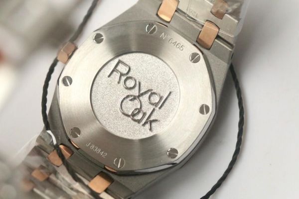 Royal Oak 33mm 67651 Two Tone Diamond Bezel White Dial Bracelet Quartz JF
