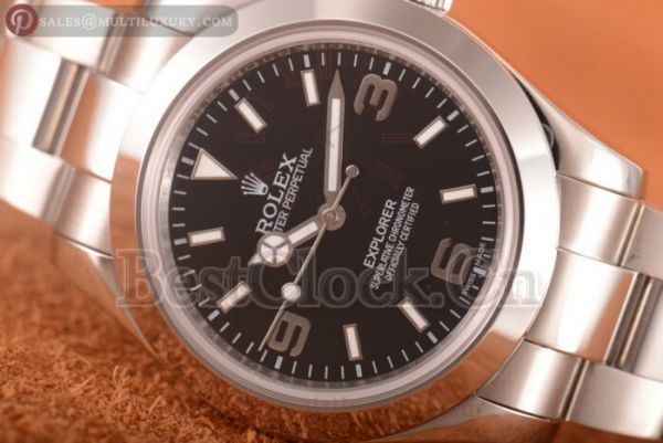 Rolex Oyster Perpetual Air King Auto Black Dial Steel Bracelet