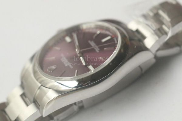 Rolex Oyster Perpetual 2016 Basel 114300 39mm Red Grape Dial Bracelet SH3132 JF