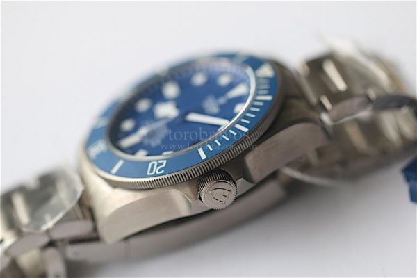 Tudor Pelagos Titanium Blue Bracelet (Free Blue Rubber Strap) ZF A2824