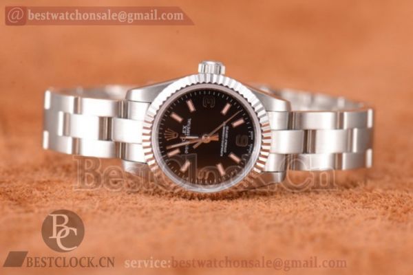 Rolex Perpetual Ladies A2671 Black Dial (BP)