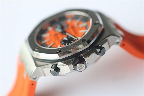 Royal Oak Offshore Diver Chronograph Orange & Green Dial Rubber JF A3126