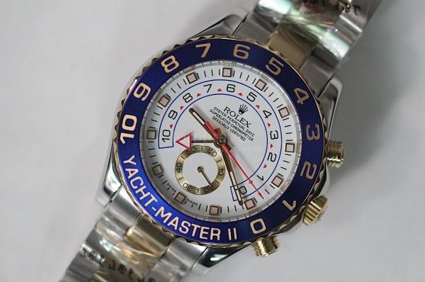 Rolex 2007 YachtMaster II SS/YG White