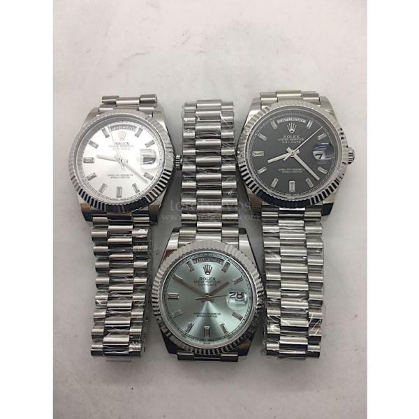 Rolex Day-Date Oyster Fluted Stick Diamond Markers *3 Dials* Bracelet BP A2836